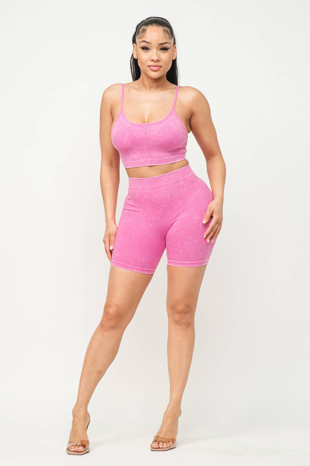 Basic Tank Top and Shorts Set